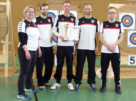 Die siegreiche Recurve-Mannschaft der SpVgg Roth e.V.