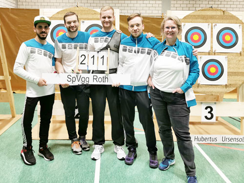 Die Recurve-Ligamannschaft der SpVgg Roth